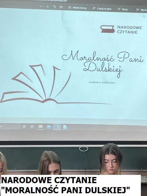 NARODOWE CZYTANIA NARODOWE CZYTANIE