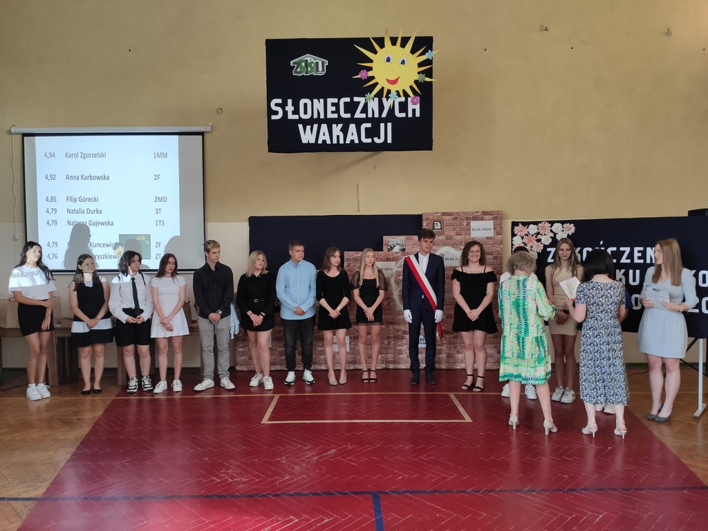 WAKACJE ZAKONCZENIE ROKU